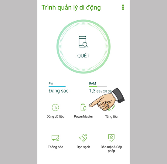 Chọn Pin